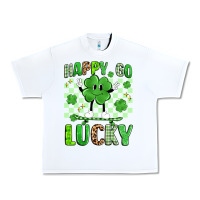 White happy go lucky Urban Heavy Tee - Artiststas