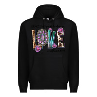 Black western let all that you do be done in love with g Premium Hoodie - texasbilliewilder
