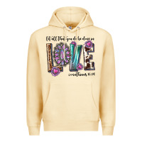 Pina Colada western let all that you do be done in love with g Premium Hoodie - texasbilliewilder