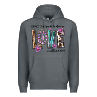 Rock western let all that you do be done in love with g Premium Hoodie - texasbilliewilder