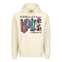 Sandshell western let all that you do be done in love with g Premium Hoodie - texasbilliewilder