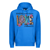 True Royal western let all that you do be done in love with g Premium Hoodie - texasbilliewilder