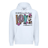 White western let all that you do be done in love with g Premium Hoodie - texasbilliewilder