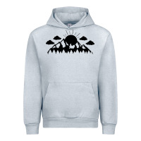 Heather Grey View Urban Hoodie - Unal Design