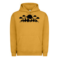 Pigment Peanut Butter View Urban Hoodie - Unal Design