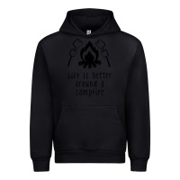Black life is better around a campfire Urban Hoodie - Unal Design
