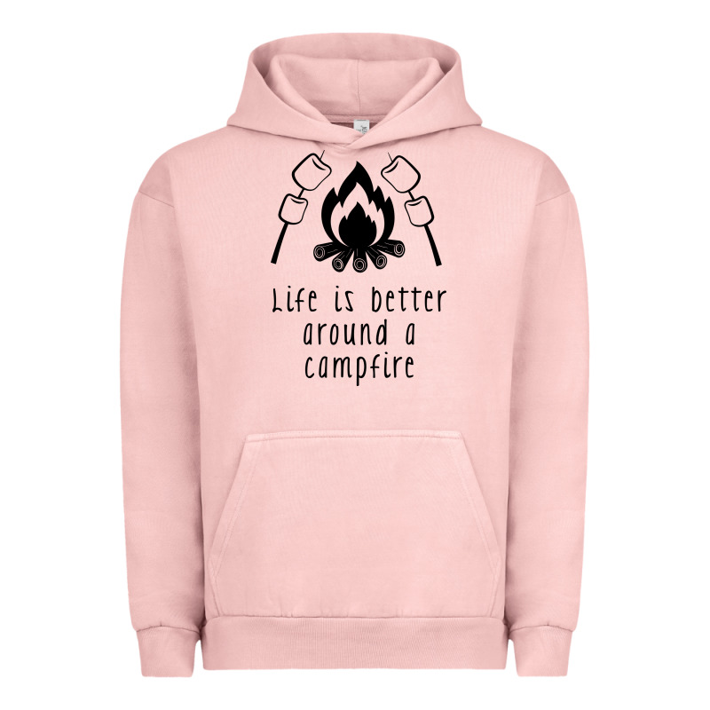 Life Is Better Around A Campfire Urban Hoodie by Unal Design | Teevron