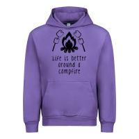 Tulip life is better around a campfire Urban Hoodie - Unal Design