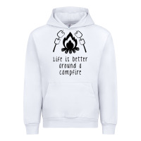White life is better around a campfire Urban Hoodie - Unal Design
