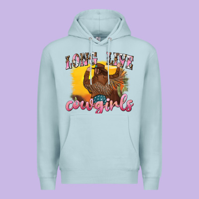 Premium Hoodie western long live cowgirls