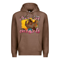 Chestnut western long live cowgirls Premium Hoodie - texasbilliewilder