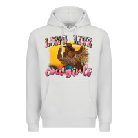 Dove Grey western long live cowgirls Premium Hoodie - texasbilliewilder
