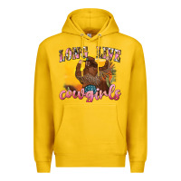 Lemon western long live cowgirls Premium Hoodie - texasbilliewilder