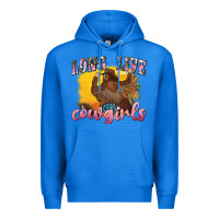True Royal western long live cowgirls Premium Hoodie - texasbilliewilder