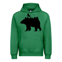 Emerald bear Urban Hoodie - Unal Design