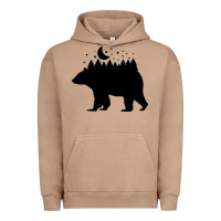 Pigment Burro bear Urban Hoodie - Unal Design