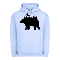 Pigment Grape Ice bear Urban Hoodie - Unal Design