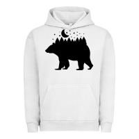 Pigment Lunar Rock bear Urban Hoodie - Unal Design