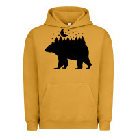 Pigment Peanut Butter bear Urban Hoodie - Unal Design