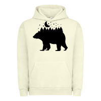 Pigment Pistachio bear Urban Hoodie - Unal Design
