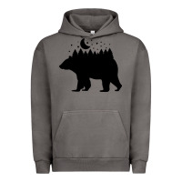 Pigment Tornado bear Urban Hoodie - Unal Design