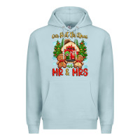 Blue Mist our first christmas as mr and mrs Premium Hoodie - Zillion Design Studio