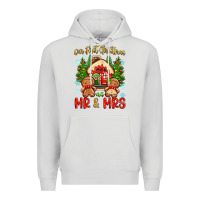 Dove Grey our first christmas as mr and mrs Premium Hoodie - Zillion Design Studio