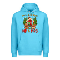 Ocean Blue our first christmas as mr and mrs Premium Hoodie - Zillion Design Studio
