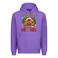 Purple our first christmas as mr and mrs Premium Hoodie - Zillion Design Studio