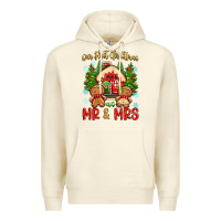 Sandshell our first christmas as mr and mrs Premium Hoodie - Zillion Design Studio