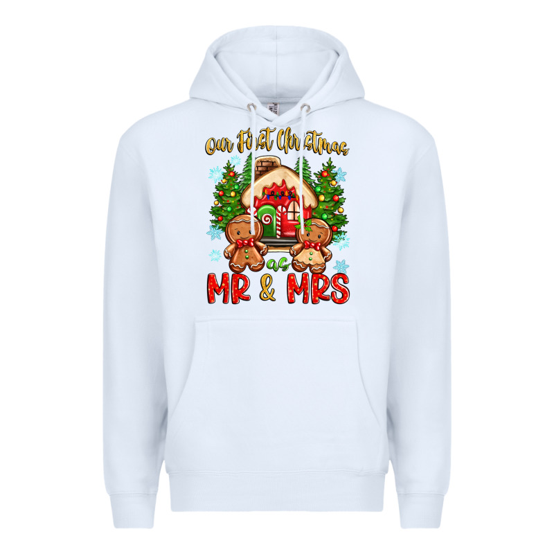 Our First Christmas As Mr And Mrs Premium Hoodie by Zillion Design Studio | Teevron