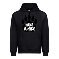 Black take a hike Urban Hoodie - Unal Design