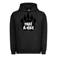 Pigment Black take a hike Urban Hoodie - Unal Design