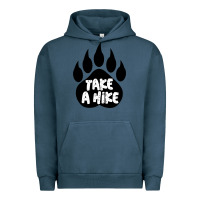 Pigment Midnight Navy take a hike Urban Hoodie - Unal Design