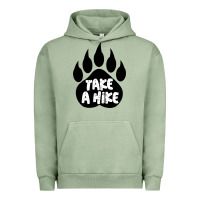 Pigment Oil Green take a hike Urban Hoodie - Unal Design