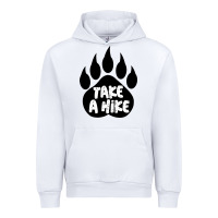 White take a hike Urban Hoodie - Unal Design