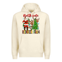 Sandshell north pole reindeer farm Premium Hoodie - Zillion Design Studio