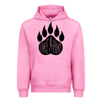 Fuchsia Pink take a hike Urban Hoodie - Unal Design