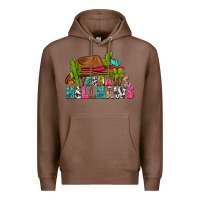 Chestnut yeehaws and hellnaws Premium Hoodie - texasbilliewilder