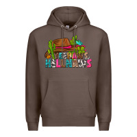 Coffee yeehaws and hellnaws Premium Hoodie - texasbilliewilder
