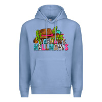 Colony Blue yeehaws and hellnaws Premium Hoodie - texasbilliewilder