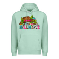 Seafoam yeehaws and hellnaws Premium Hoodie - texasbilliewilder