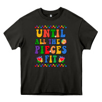 Asphalt Until all the pieces fit Heavy Core Tee - CowhideDigitalArt