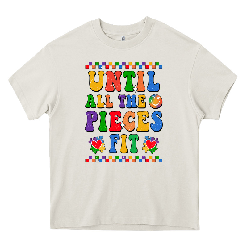 Until All The Pieces Fit Heavy Core Tee by CowhideDigitalArt | Teevron