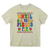 Mossy Until all the pieces fit Heavy Core Tee - CowhideDigitalArt