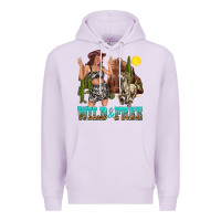 Lilac wild and free Premium Hoodie - texasbilliewilder