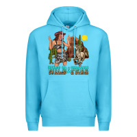 Ocean Blue wild and free Premium Hoodie - texasbilliewilder