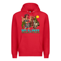 Red wild and free Premium Hoodie - texasbilliewilder