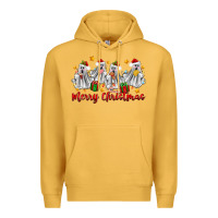 Mustard merry christmas pantasmas ghost christmas Premium Hoodie - Zillion Design Studio