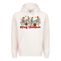 Pale Pink merry christmas pantasmas ghost christmas Premium Hoodie - Zillion Design Studio